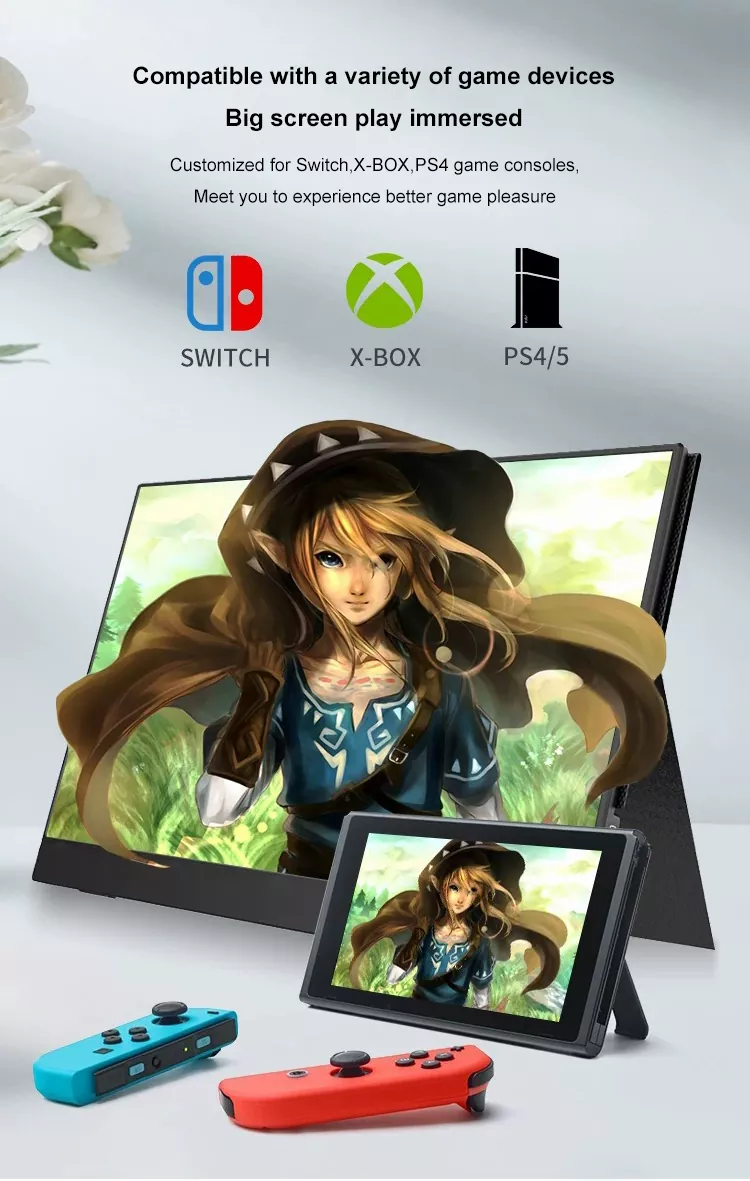 15.6 Inch 1080P Wireless Projection Portable Monitor